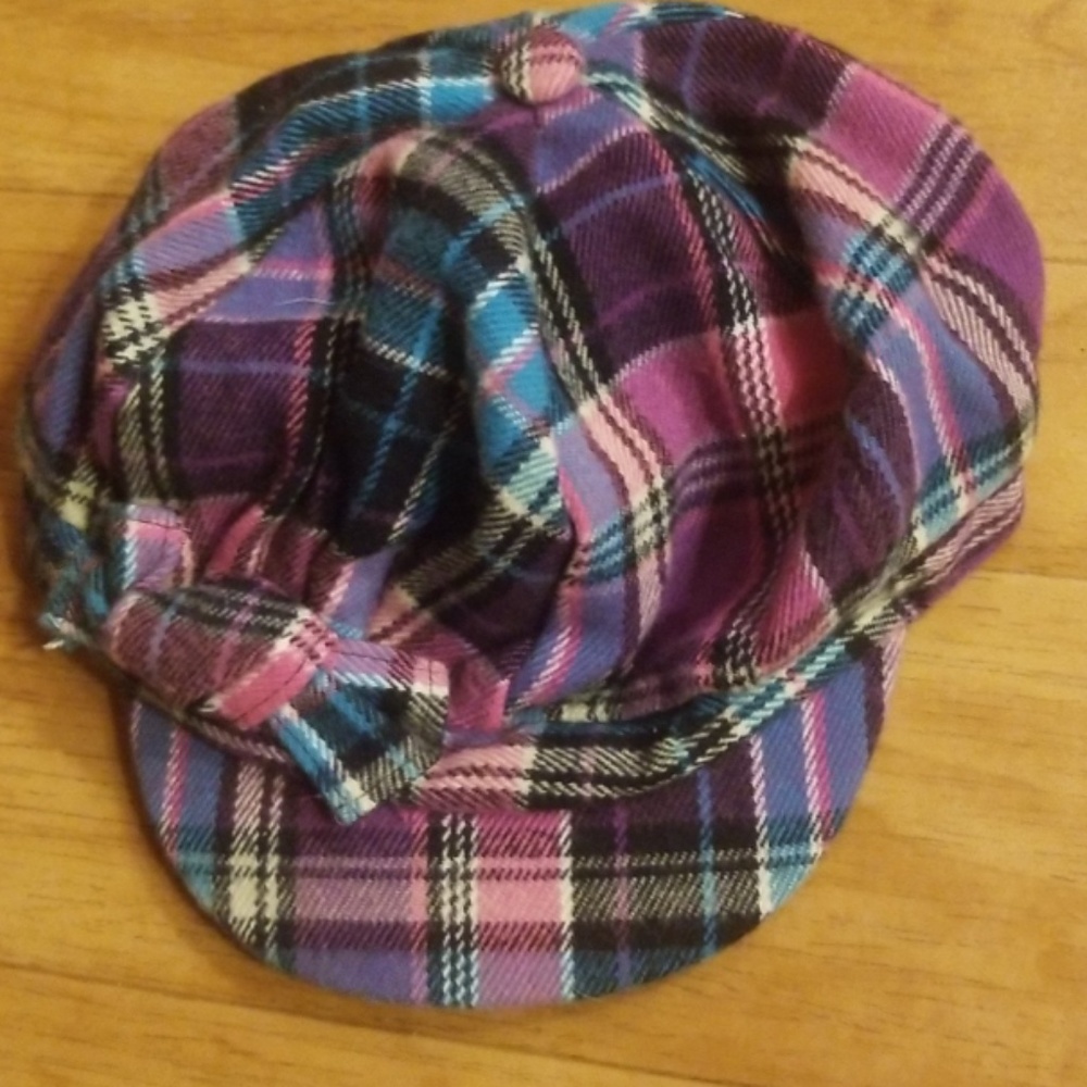 Adorable plaid hat